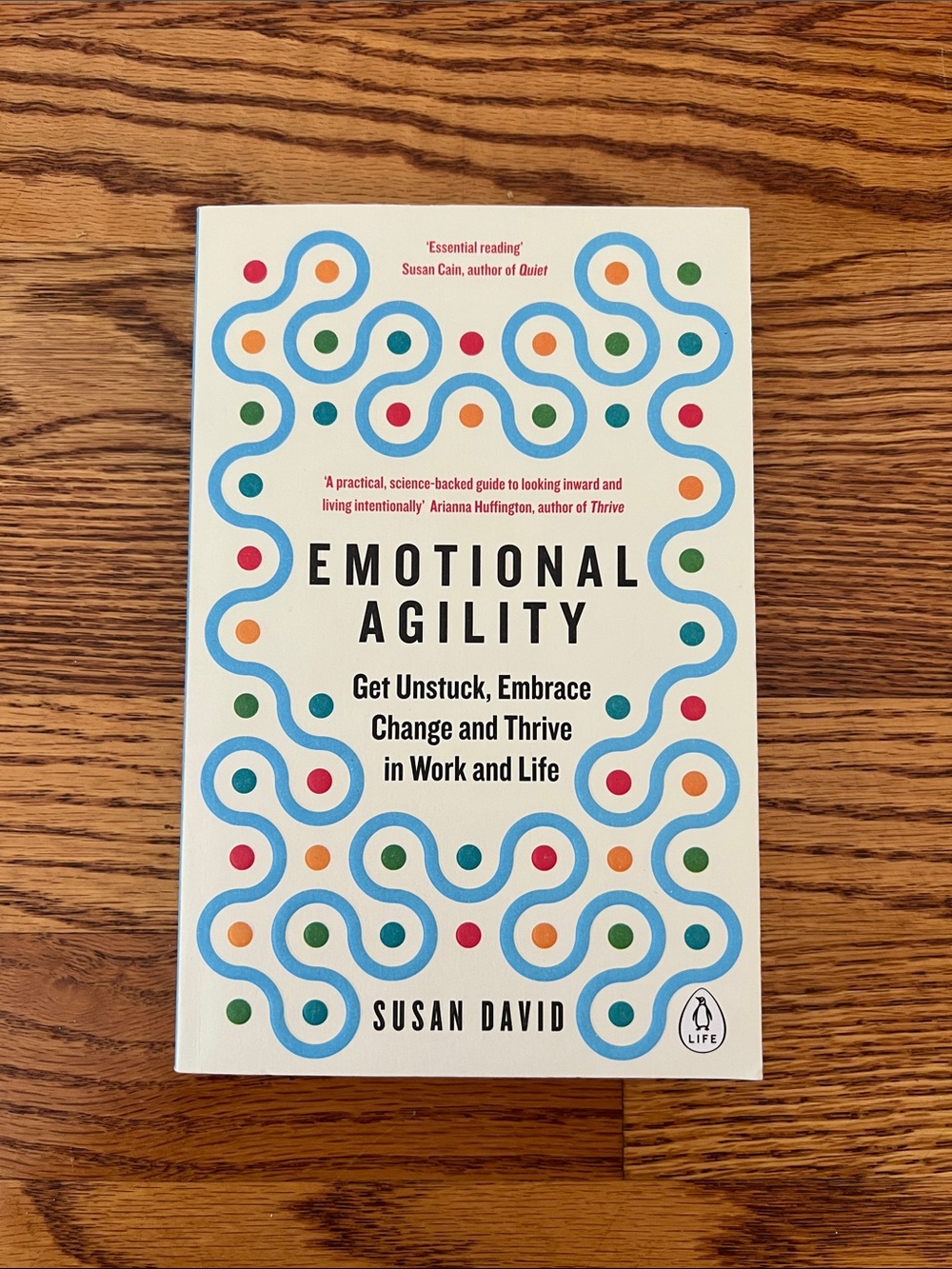 Emotional Agility by Susan David - White Cover with Multicolor Design
